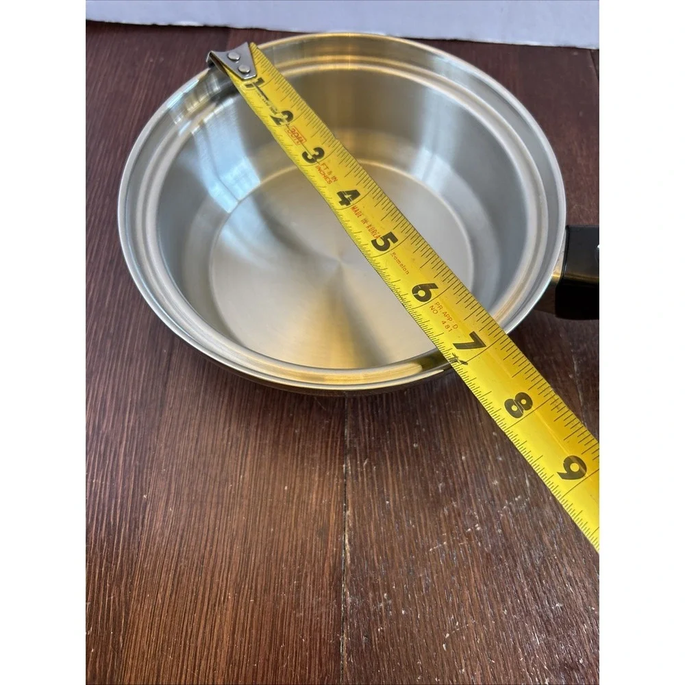 Kitchen Craft West Bend Stainless‎ Steel Saucepan 1 QT No Lid USA Cookware Pan